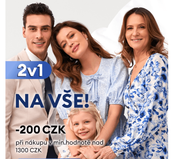 Sinsay - sleva 200 na nákup nad 1300 + DZ