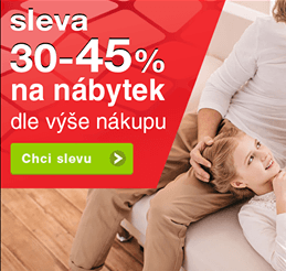 Sleva až 45% na nábytek