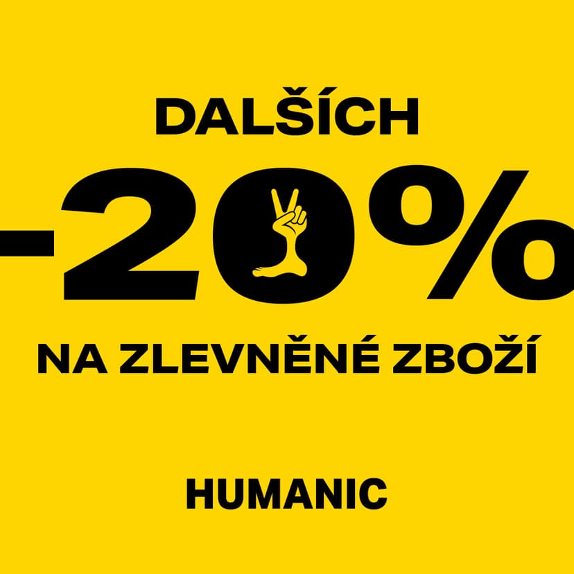 Humanic - extra sleva 20% na výprodej