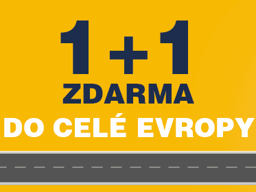 1+1 zdarma na jízdenky do Evropy 