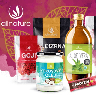 Akce 2+1 zdarma na produkty Allnature