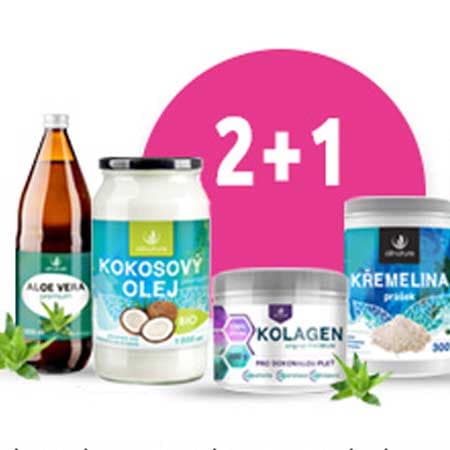 Akce 2+1 zdarma na produkty Allnature
