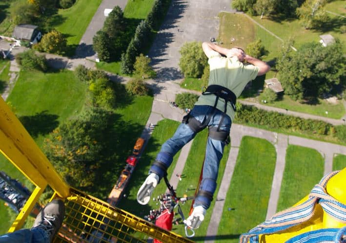 Bungee Extrém - seskoky z jeřábu z 50 m