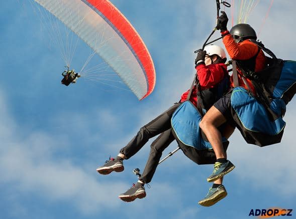Tandem paragliding pro 2 osoby