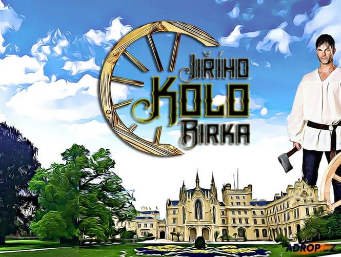 Venkovní úniková hra v Lednici: Kolo Jiřího Birka