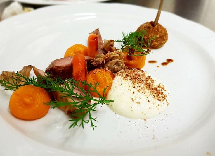 6chodové degustační menu U Malířů 1543 pro dva