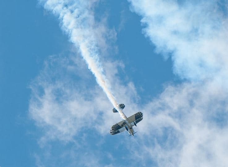 Akrobatický let v závoďáku Eagle
