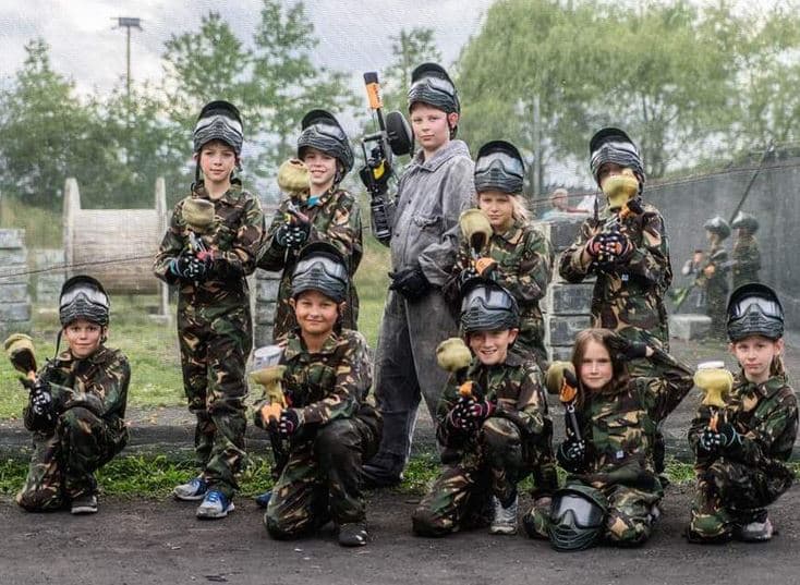 Junior Paintballová hra – pro 2