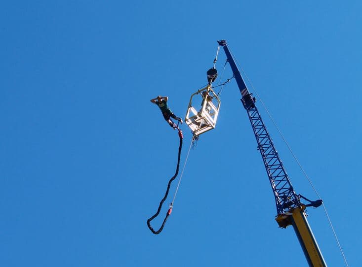 Bungee Extrém  - seskoky z jeřábu ze 110 m