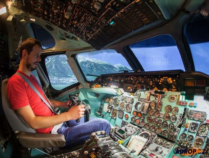 Letecký simulátor DC-9 + let v Robin DR-400