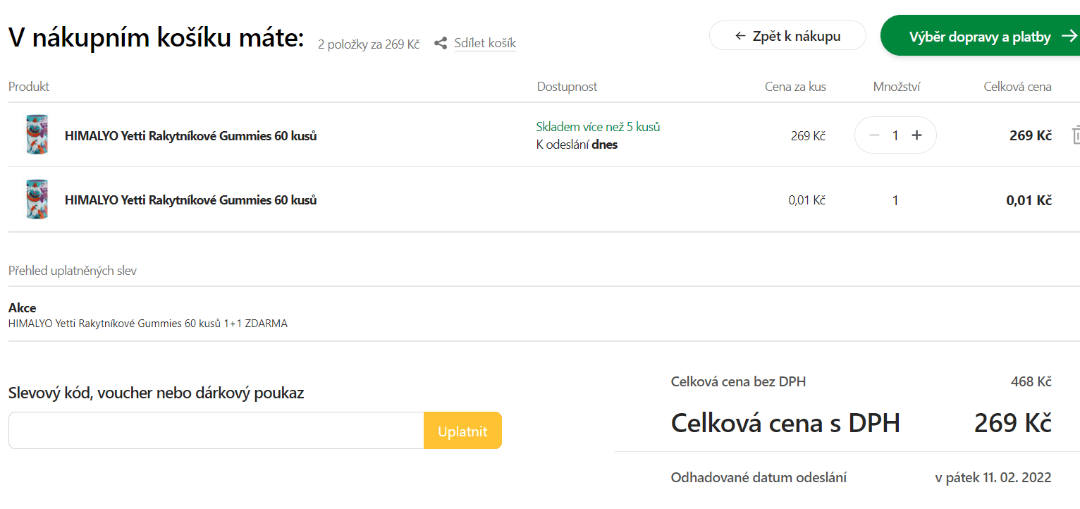 Himalyo Yetti Rakytníkové Gummies 60 kusů
