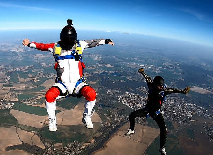 Paravýcvik s 1 seskokem