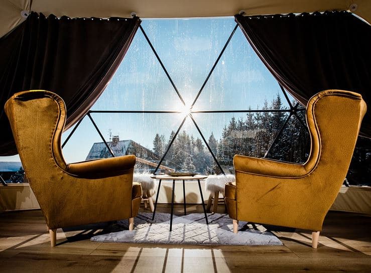 Noc v Glamping Bahenec pro dva