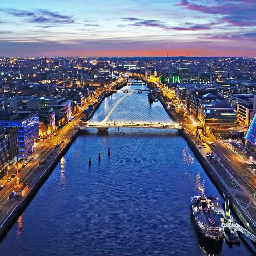 Zpáteční letenky Praha - Dublin