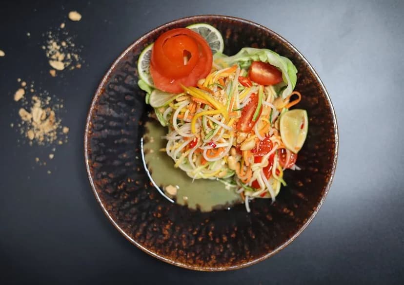 Asijské veganské degustační menu pro dva