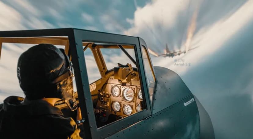 Let na simulátoru Messerschmitt Bf109