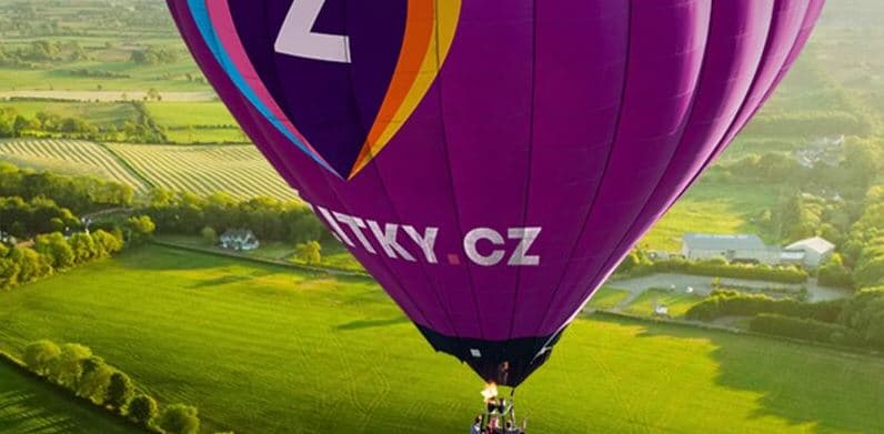 Hodinový let horkovzdušným balónem