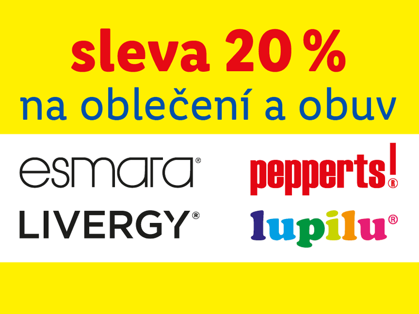 Lidl-shop - sleva 20% na veškerou módu