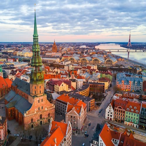 Zpáteční letenky Praha - Riga