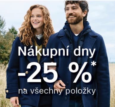 Extra sleva -25% na všechno