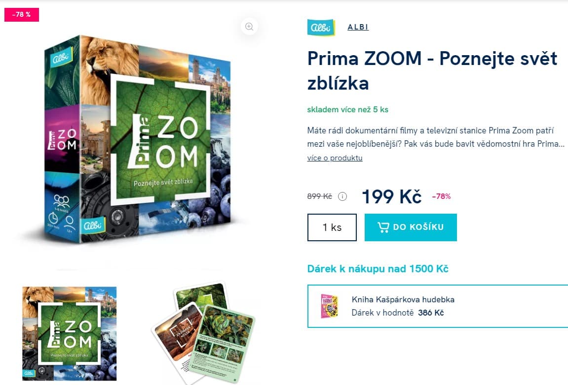 Vědomostní hra Prima ZOOM - Poznejte svět zblízka