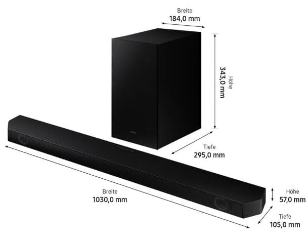 Sounbar Samsung 3.1, 340W, Atmos