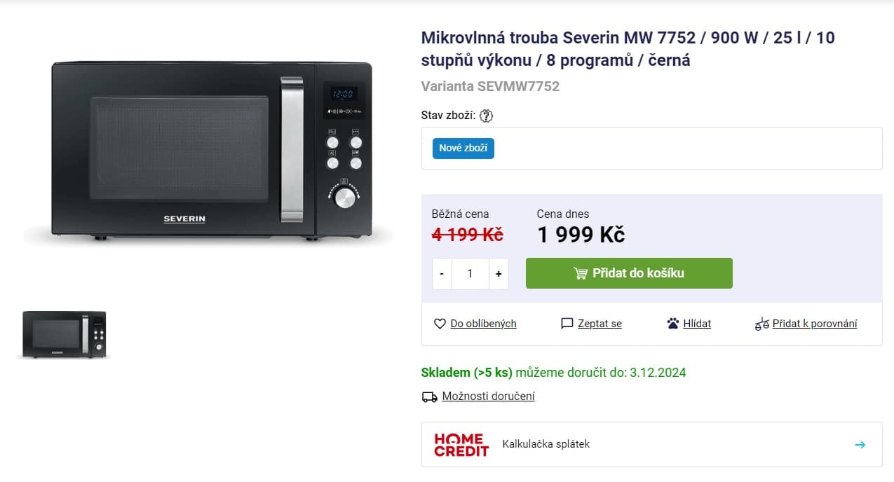 Mikrovlnná trouba Severin 3v1