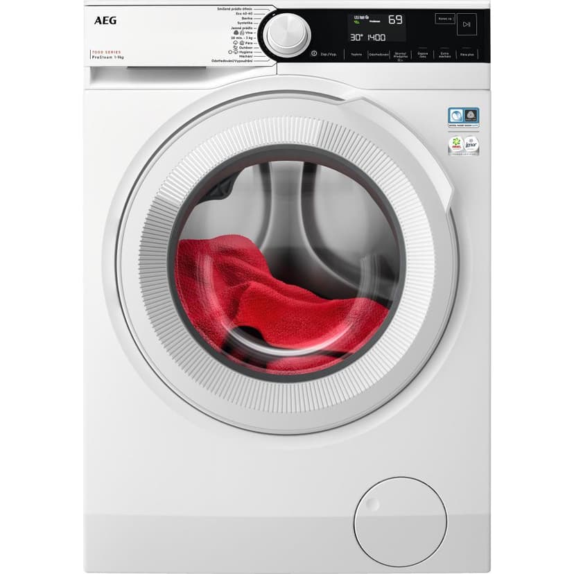 Parní pračka AEG 9 kg, 1400 ot.