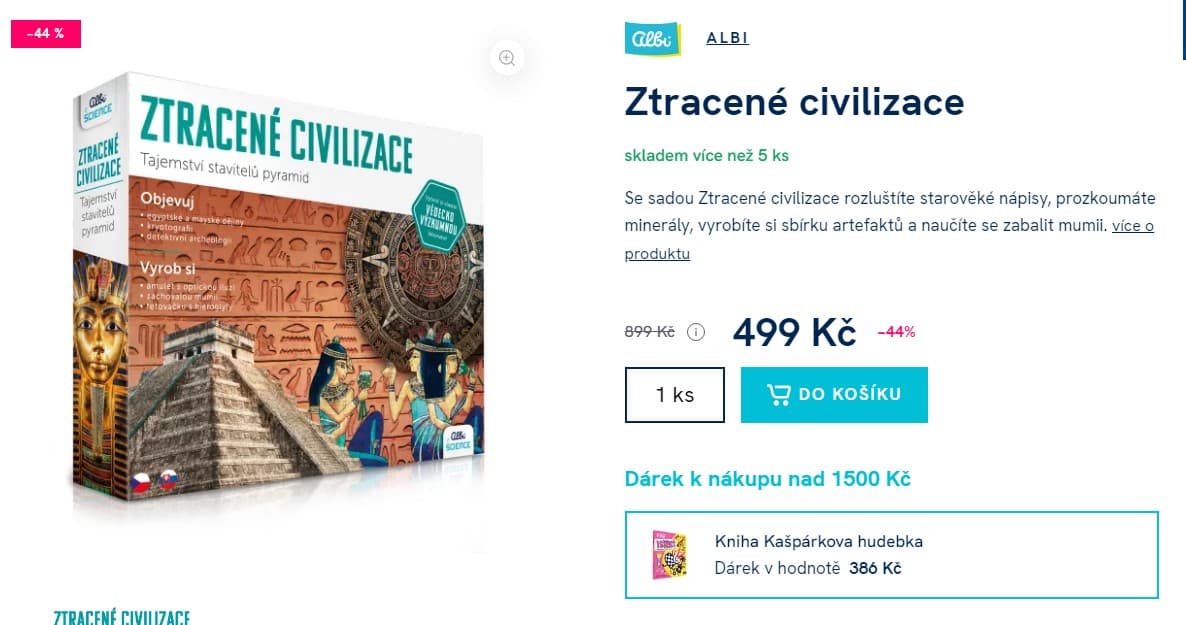 Objevitelská sada Ztracené civilizace