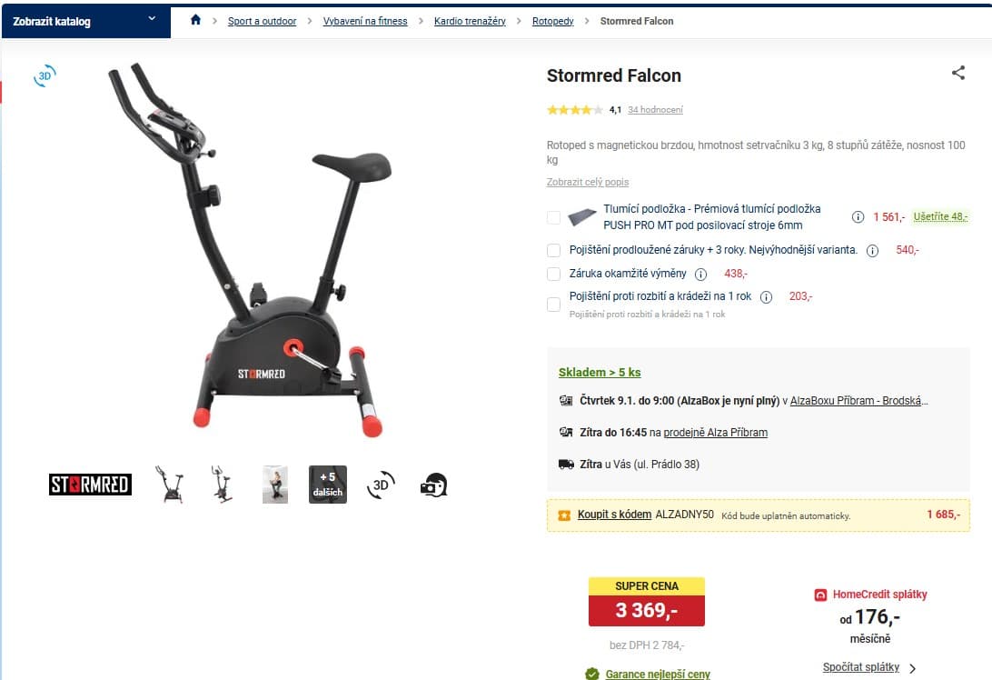 Rotoped Stormred Falcon, do 100 kg
