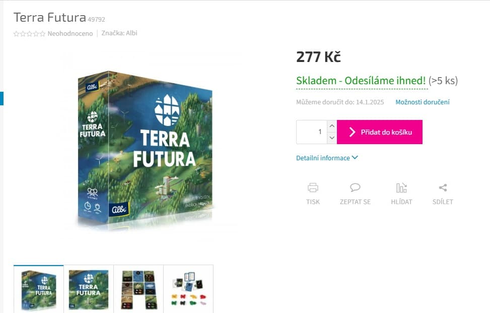 Desková hra Albi Terra Futura