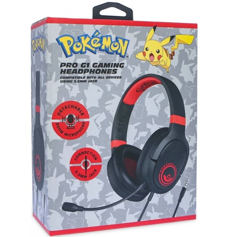 Drátová herní sluchátka dětská OTL Pokémon
