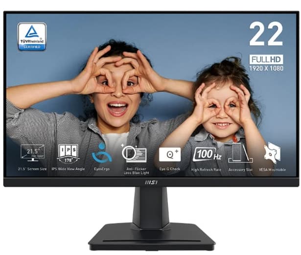 PC monitor MSI Pro 21,5", 100 Hz