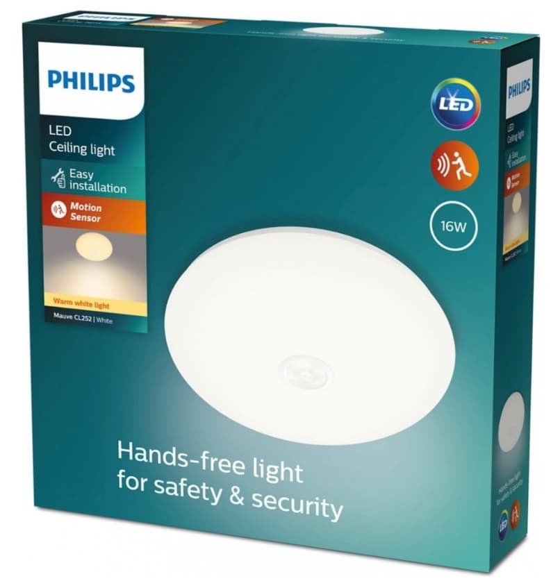 LED stropní světlo Philips, pohyb, 100W, 1700lm