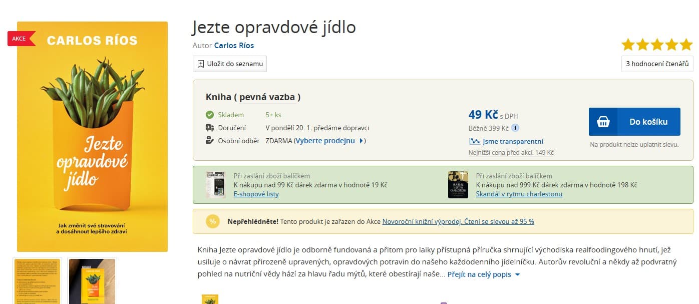 Jezte opravdové jídlo, Carlos Ríos