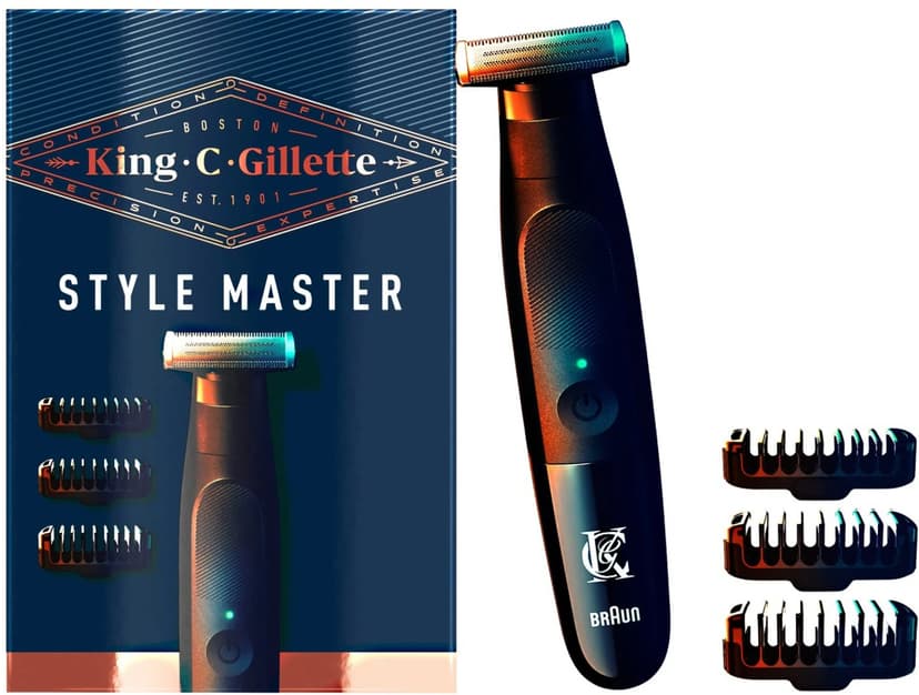 Aku zastřihovač na vousy a tělo Gillette King