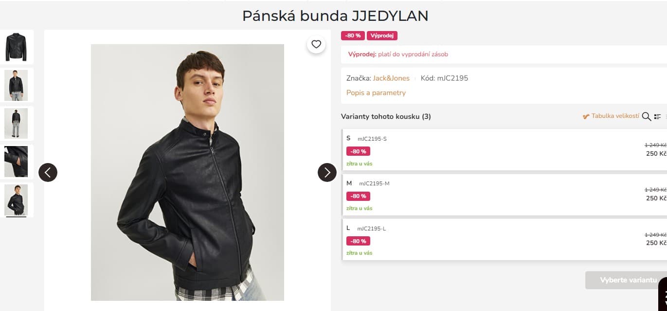 Pánská bunda Only Carmakoma Jjedylan