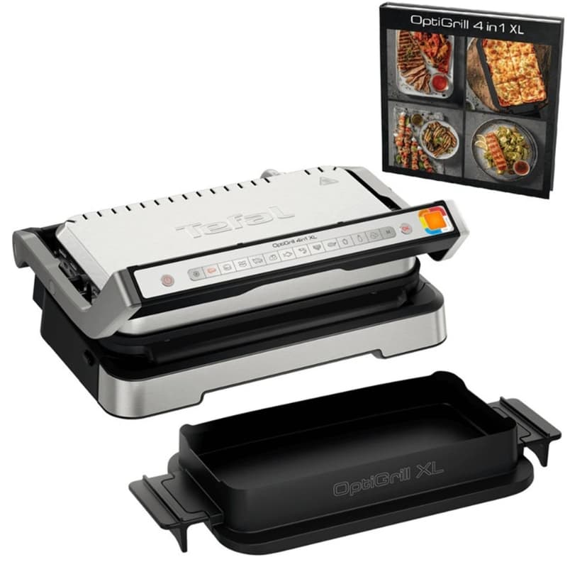 Gril Tefal 4v1 40x20cm, mísa, 12 programů