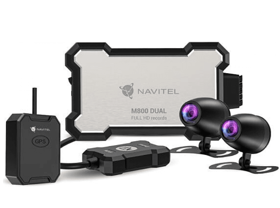 Dual kamera na motorky Navitel, FHD, Wifi