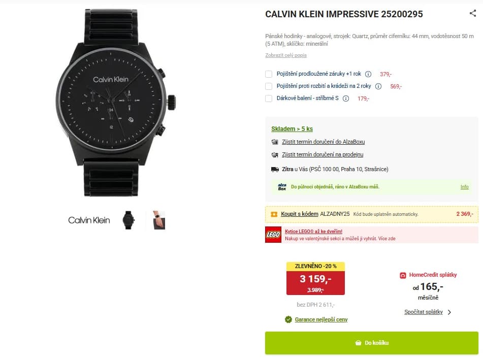 Pánské hodinky Calvin Klein