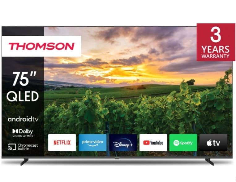 4K Android TV, 191cm, Thomson