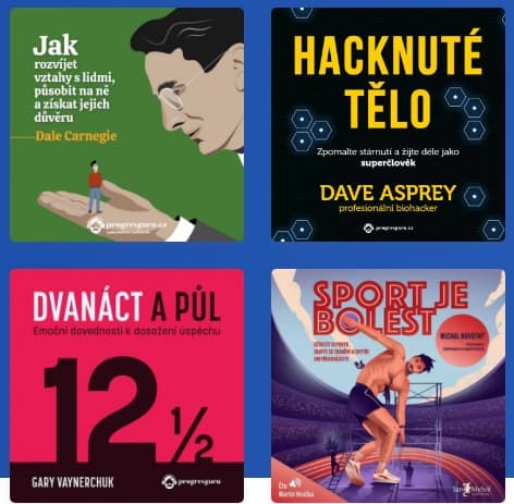 Audioknihy se slevou ve výši 40%