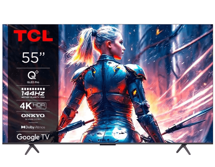 4K Google TV, 144Hz, 139cm, TCL