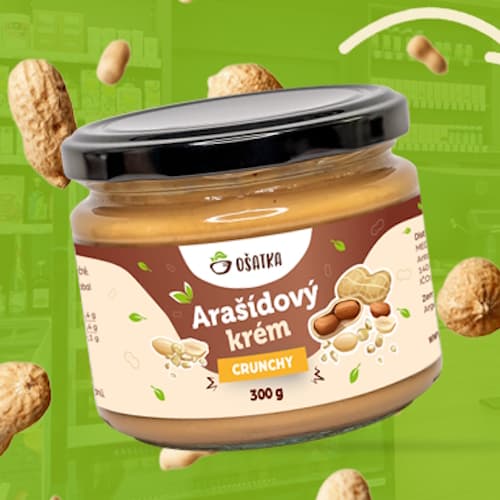 Osatka -  Arašídový krém crunchy ZDARMA