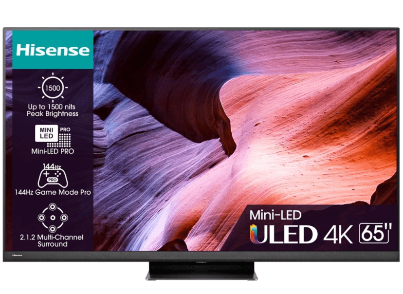4K QLED 100Hz Atmos, Imax, 164cm, Hisense