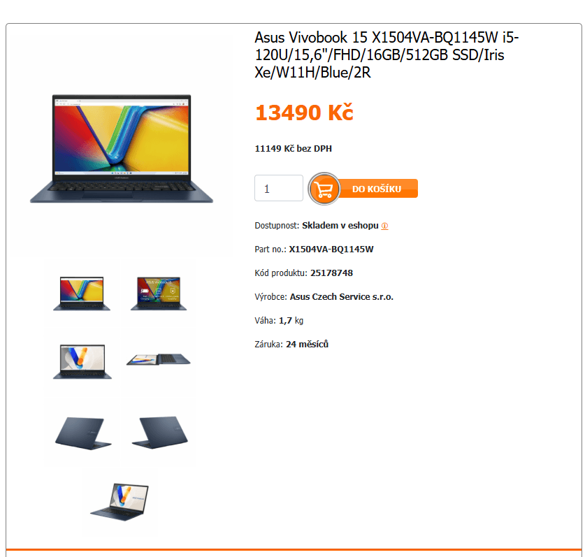 Asus i5 5GHz, 16GB RAM, SSD, 15,6"