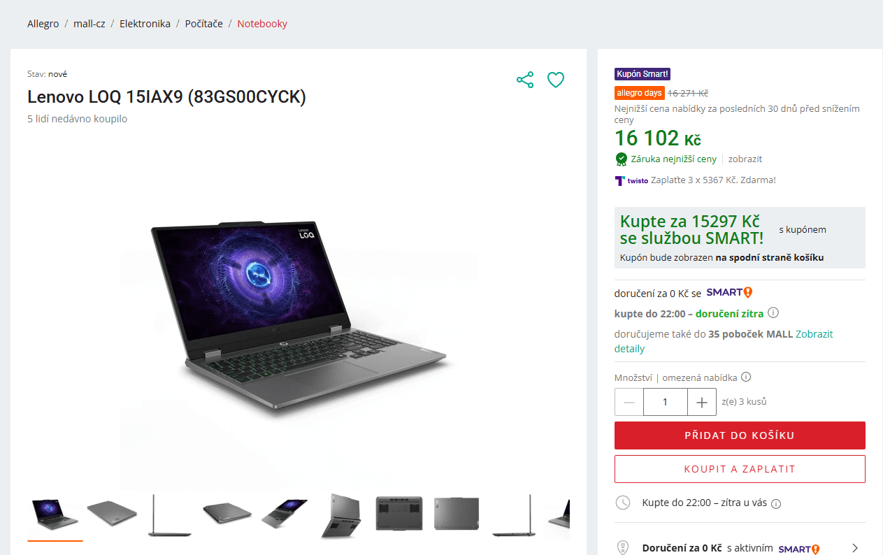 Lenovo 4,4GHz, 24GB RAM, 6GB Nvidia
