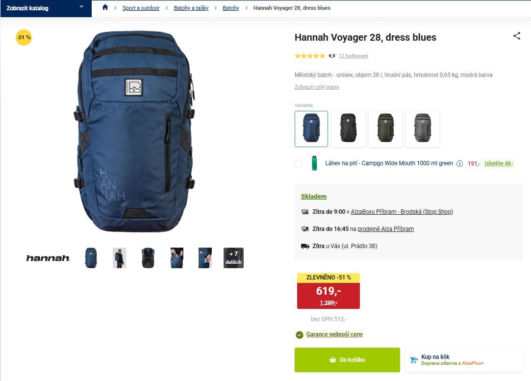 Městský batoh Hannah Voyager 28