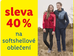 Lidl-shop - sleva 40% na softshellové oblečení