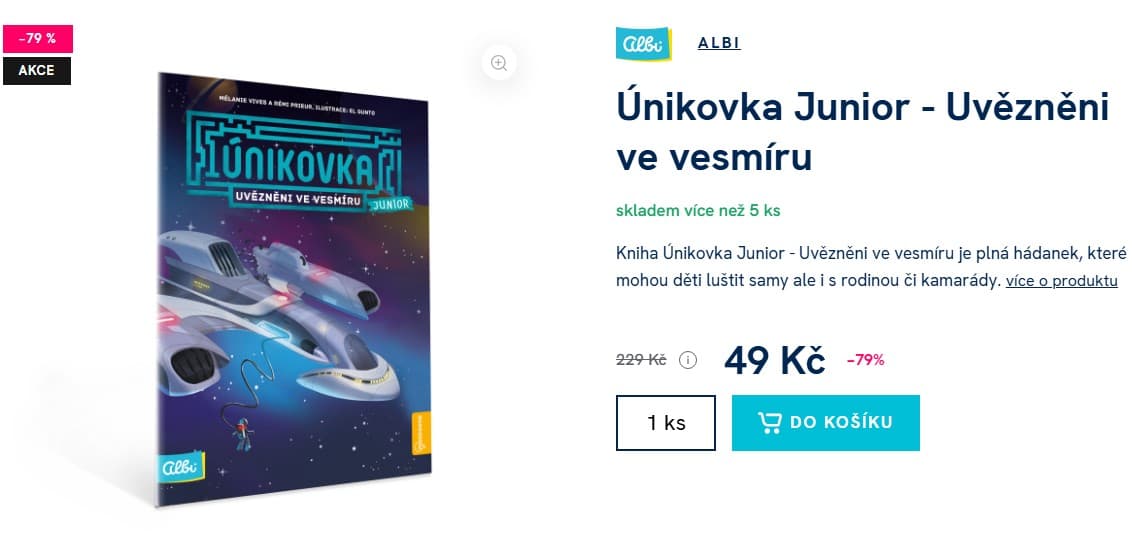Únikovka Junior - Uvězněni ve vesmíru
